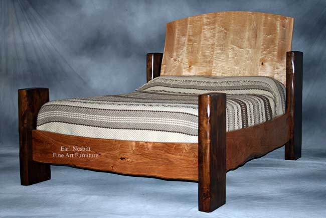 live edge wood bed live edge wood bed